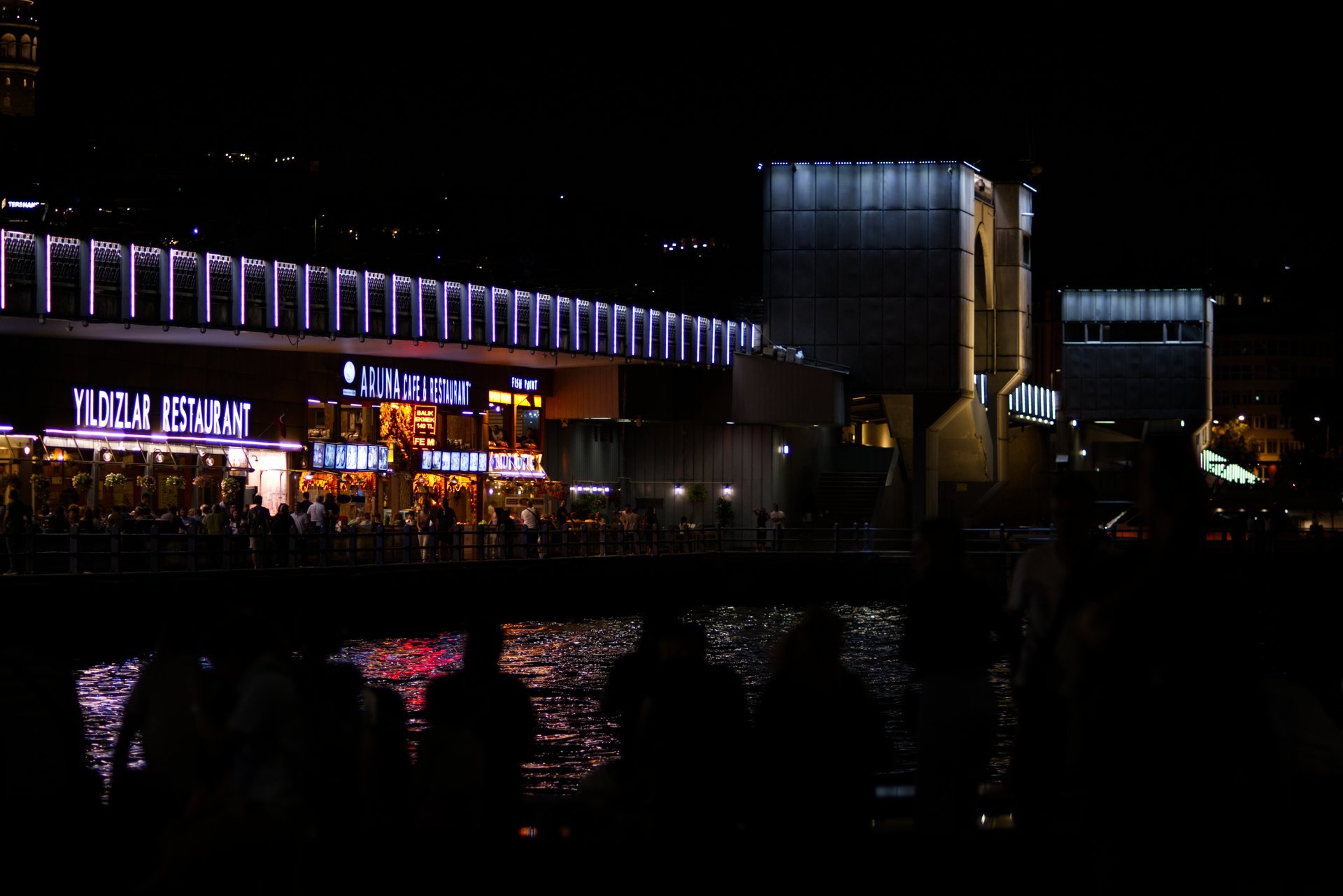 The Bosphorus Bridge connecting Europe and Asia