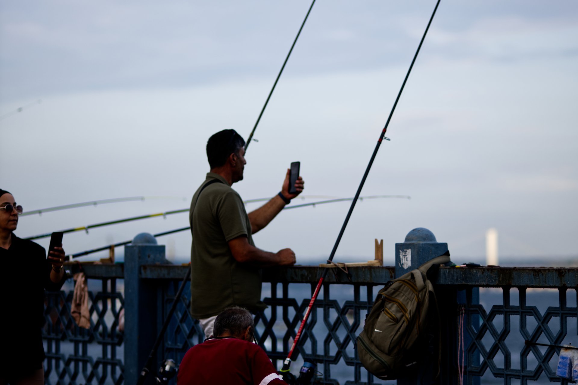 Local vendor at the spice market